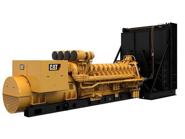 Large CAT generator set deployed for utility support