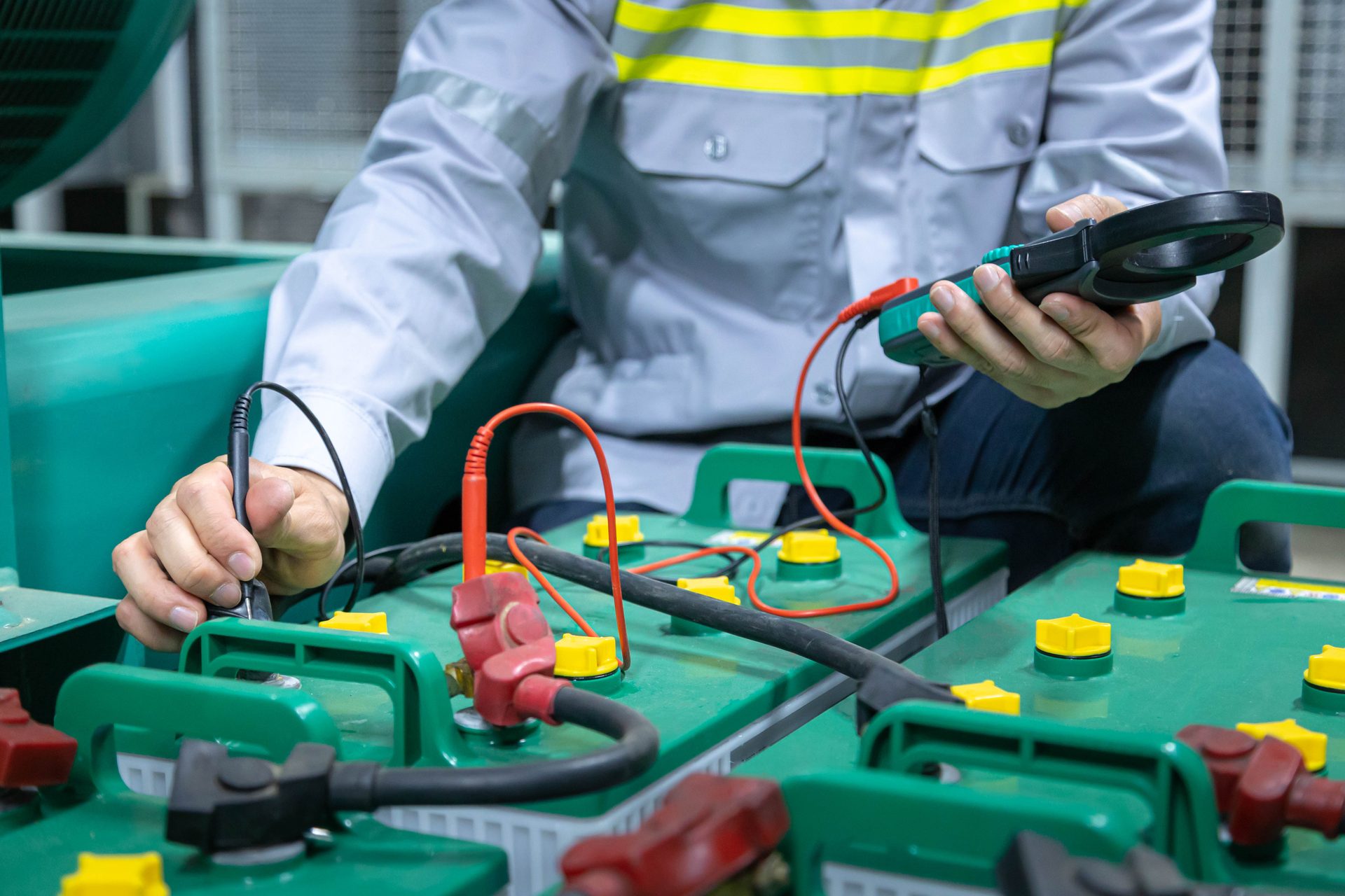 Carter Power Systems service technician at work