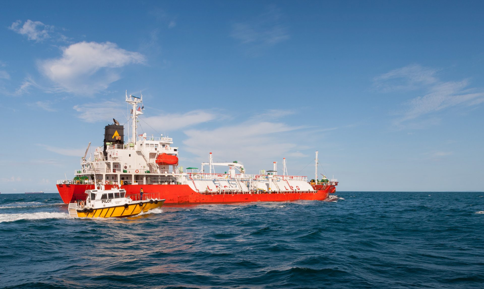 Commercial vessel undergoing repower project in the Mid-Atlantic region